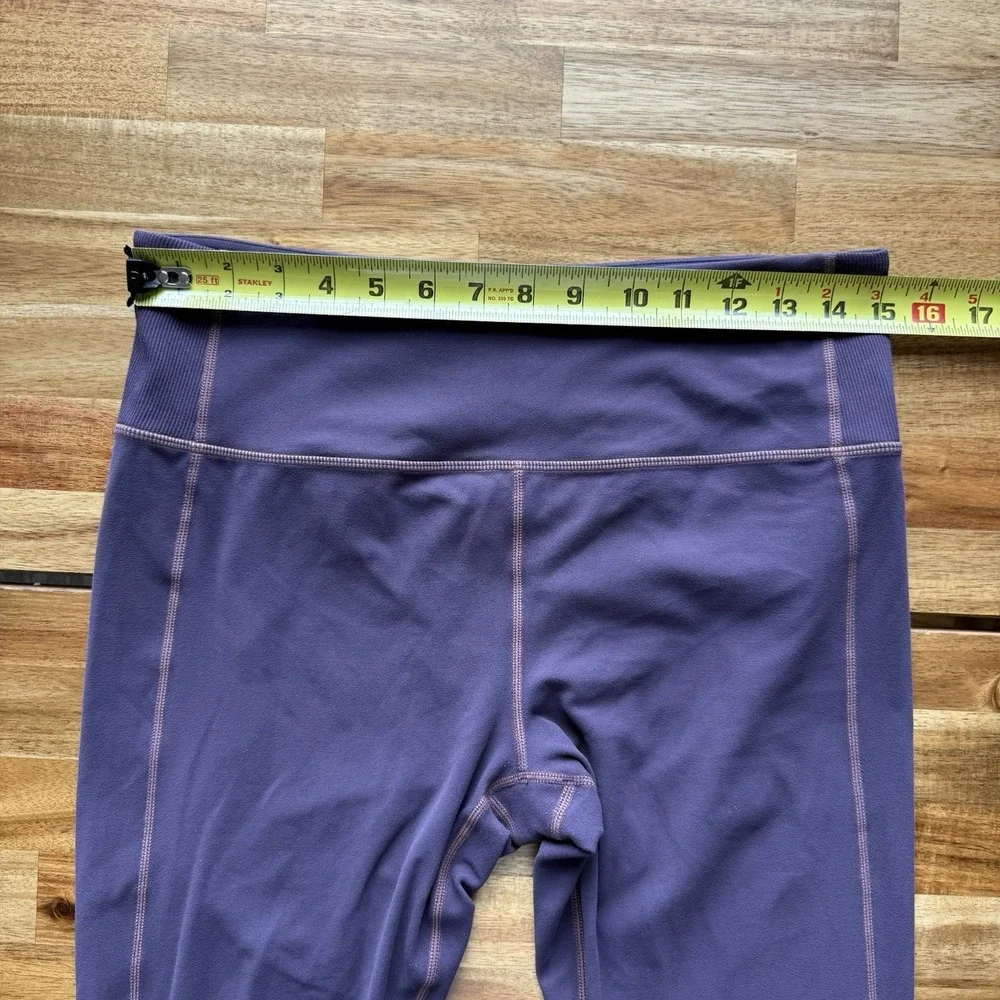Athleta Barre Stirrup Tights in Powervita Women's Size L Large Yoga Pilates Gym